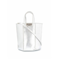 Off-White Laminate Allen bucket bag - Metálico