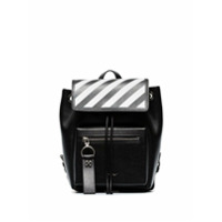 Off-White Mochila com bolso de zíper - Preto