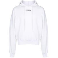 Off-White Moletom com aplicação Workers - Branco