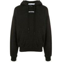 Off-White Moletom com aplicação Workers - Preto