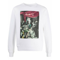 Off-White Moletom com estampa Caravaggio - Branco