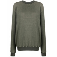 Off-White Moletom com estampa de flechas - Verde