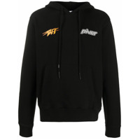 Off-White Moletom Thunder Popover com capuz - Preto
