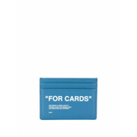 Off-White Porta-cartões For Cards com estampa - Azul