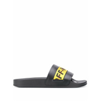 Off-White Slide com logo Industrial - Preto