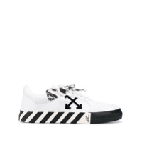 Off-White Tênis cano baixo com patch de logo - Branco