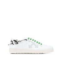 Off-White Têns 2.0 com padronagem de pele de crocodilo - Branco