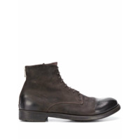 Officine Creative Ankle boot com cadarço - Marrom