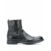 Officine Creative Ankle boot com zíper lateral - Preto