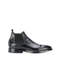 Officine Creative Bota chelsea de couro - Preto
