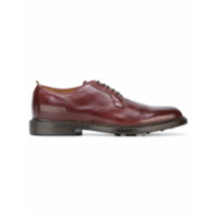 Officine Creative Sapato derby de couro modelo 'Stanford' - Vermelho