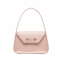 OKHTEIN Bolsa Feryel mini com efeito de pele de crocodilo - Rosa