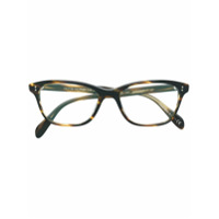 Oliver Peoples Armação de óculos 'Ashton' - Marrom