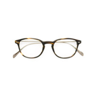 Oliver Peoples Armação de óculos 'Heath' - Marrom