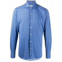 Orian Camisa com abotoamento frontal - Azul
