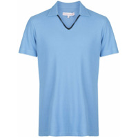 Orlebar Brown Camisa polo com mangas curtas - Azul