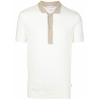 Orlebar Brown Camisa polo Rushton com textura - Branco