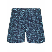 Orlebar Brown Short de natação Setter X com estampa - Azul