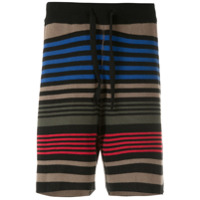 Osklen Bermuda Douple Mixed Stripes - Estampado