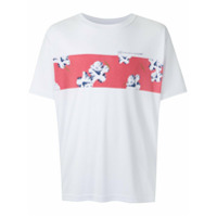 Osklen T-shirt Big Hibisco estampada - Branco