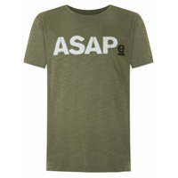 Osklen T-shirt Organic Rough Asap Stencil - Verde