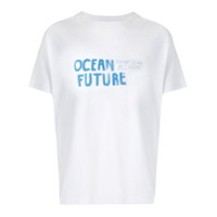 Osklen T-shirt Pet Ocean Future estampada - Branco