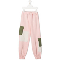 Owa Yurika Calça com detalhe de patch - Rosa