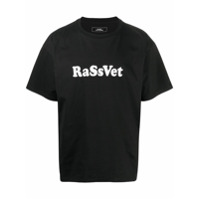 PACCBET Camiseta ampla com estampa de logo - Preto