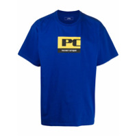 PACCBET Camiseta ampla com estampa gráfica - Azul