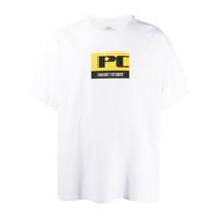 PACCBET Camiseta ampla com estampa gráfica - Branco