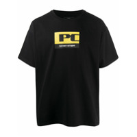 PACCBET Camiseta ampla com estampa gráfica - Preto