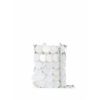 Paco Rabanne Bolsa tiracolo com aplicações - Branco