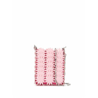 Paco Rabanne Bolsa tiracolo com paetês - Rosa