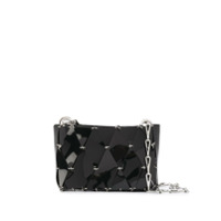 Paco Rabanne Bolsa tote com padronagem de losangos - Preto