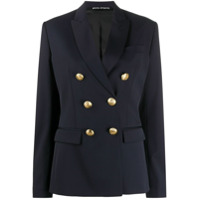 Palm Angels Blazer com bordado de palmeira - Azul