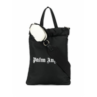 Palm Angels Bolsa tote com estampa de logo - Preto