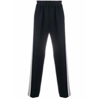 Palm Angels Calça esportiva com listras na lateral - Azul