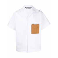 Palm Angels Camisa com detalhe de bolso - Branco