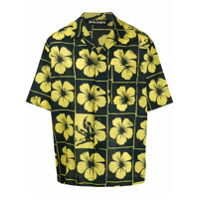 Palm Angels Camisa com estampa floral - Preto