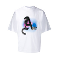 Palm Angels Camiseta com estampa Air - Branco