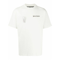 Palm Angels Camiseta com estampa de logo - Azul