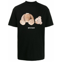 Palm Angels Camiseta com estampa de urso - Preto