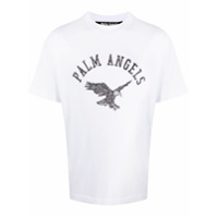 Palm Angels Camiseta com logo de águia - Branco
