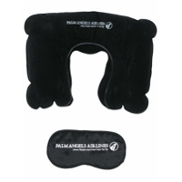 Palm Angels Conjunto de viagem com estampa de logo - Preto