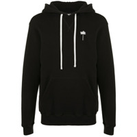 Palm Angels Moletom de algodão com capuz e estampa de palmeira - Preto