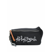 Palm Angels Pochete com logo bordado - Preto