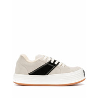 Palm Angels SUEDE SNOW LOW TOP WHITE BLACK - Branco