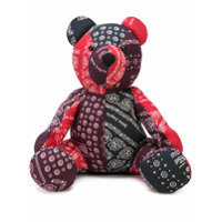 Palm Angels Urso de pelúcia com estampa paisley - Estampado