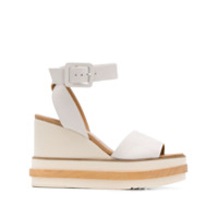 Paloma Barceló Sandália com plataforma Zulay - Branco