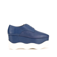 Paloma Barceló Sapato com cadarço e plataforma - Azul